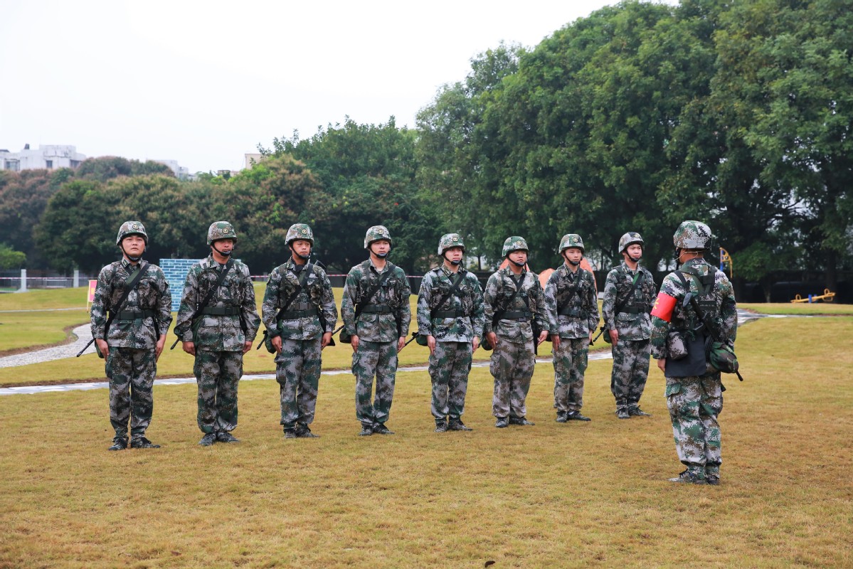 金湾区强化民兵实战演练 提升民兵应急处突能力
