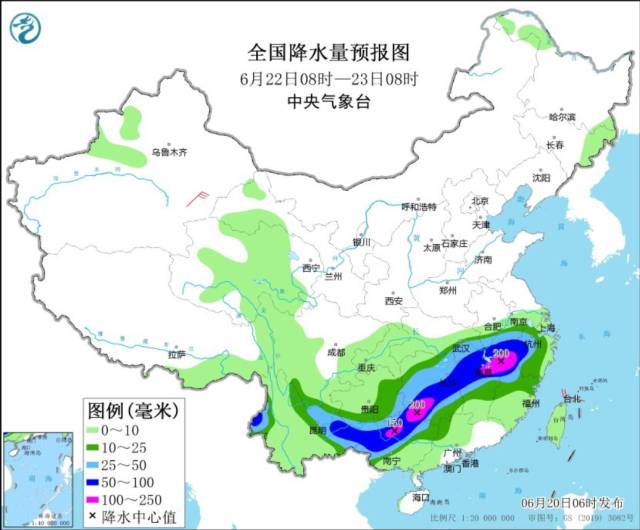全国降雨预报图