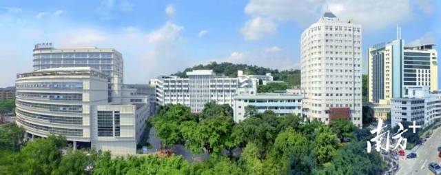 中山市人民医院现址航拍图。 中山市人民医院现址航拍图。