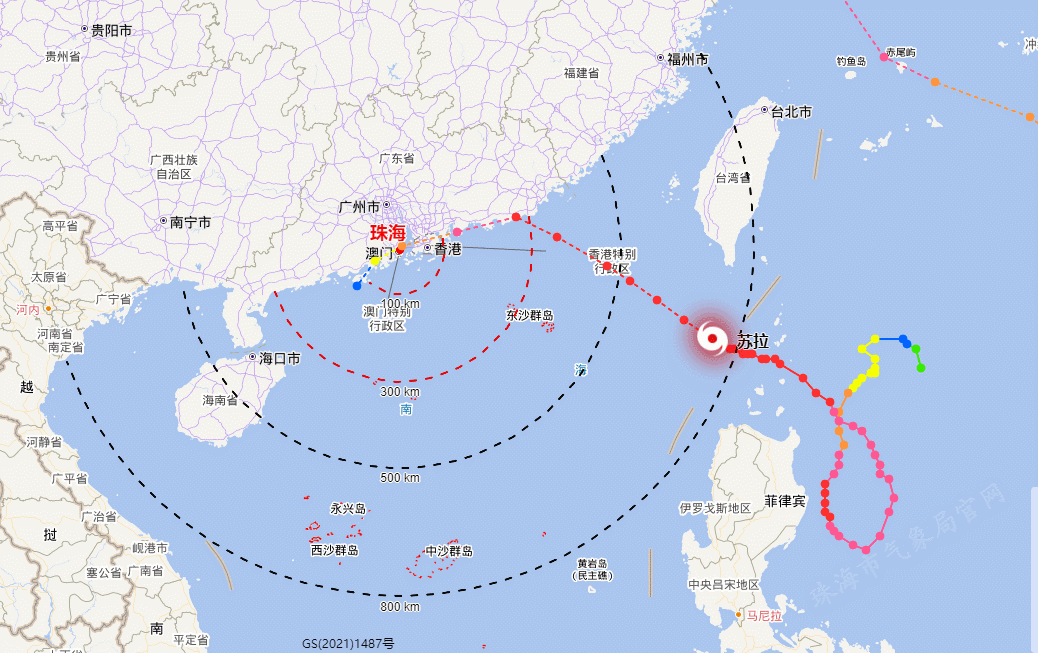渔船全部返回洪湾渔港避风！台风“苏拉”下半夜将进入南海