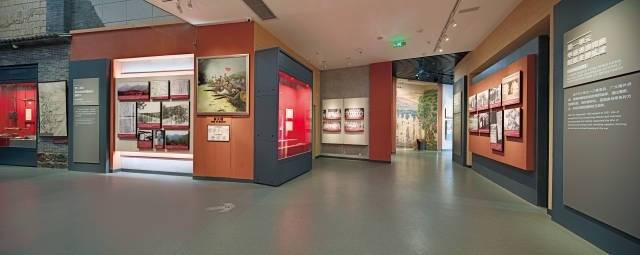 广东东江纵队纪念馆展厅。 广东东江纵队纪念馆展厅。