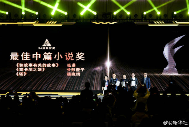 第34届中国科幻银河奖揭晓：贾煜获得最佳新人奖
