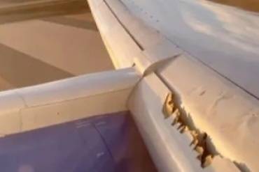 又是波音！美国一757机翼受损迫降，同机型起飞前曾掉轮子
